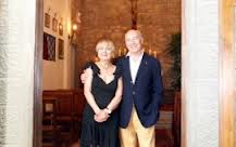 Maria Antonietta Corsi Francois con il marito Alessandro